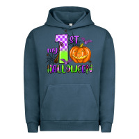 Pigment Midnight Navy my first halloween pumpkin Urban Hoodie - AdoDesignShop