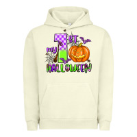Pigment Pistachio my first halloween pumpkin Urban Hoodie - AdoDesignShop