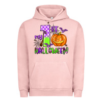 Pigment Salmon my first halloween pumpkin Urban Hoodie - AdoDesignShop