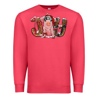 Cardinal Christmas Joy With Pig Premium Sweatshirt - RanaPortraitStore