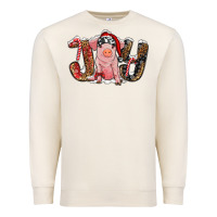 Sandshell Christmas Joy With Pig Premium Sweatshirt - RanaPortraitStore