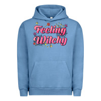 Pigment Pebble Blue feeling witchy Urban Hoodie - AdoDesignShop