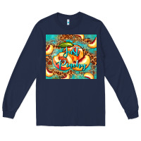 Navy just peachy peach tumbler Long Sleeve Tee - BarkalooDesign