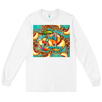 White just peachy peach tumbler Long Sleeve Tee - BarkalooDesign
