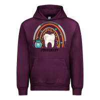 Mauve Wine dentallife rainbow Urban Hoodie - JahusDesignShop