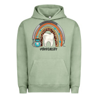 Pigment Oil Green dentallife rainbow Urban Hoodie - JahusDesignShop