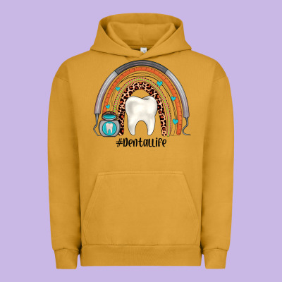 Dentallife Rainbow Urban Hoodie Designed By Jahusdesignshop