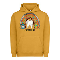 Pigment Peanut Butter dentallife rainbow Urban Hoodie - JahusDesignShop