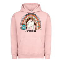 Pigment Salmon dentallife rainbow Urban Hoodie - JahusDesignShop