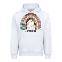 White dentallife rainbow Urban Hoodie - JahusDesignShop