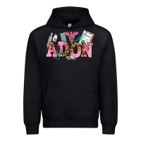 Black adon nurse Urban Hoodie - AdoDesignShop