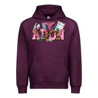Mauve Wine adon nurse Urban Hoodie - AdoDesignShop