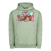 Pigment Oil Green adon nurse Urban Hoodie - AdoDesignShop