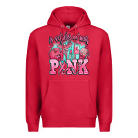 Cardinal in october we wear pink Premium Hoodie - AdoDesignShop