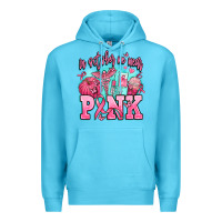 Ocean Blue in october we wear pink Premium Hoodie - AdoDesignShop