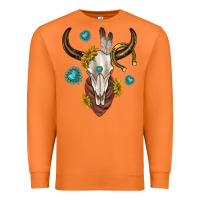 Carrot western cow skull Premium Sweatshirt - texasbilliewilder