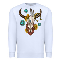 White western cow skull Premium Sweatshirt - texasbilliewilder