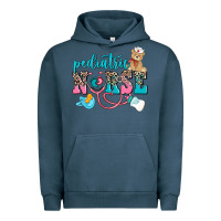 Pigment Midnight Navy pediatric nurse Urban Hoodie - AdoDesignShop