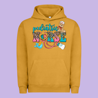 Pediatric Nurse Urban Hoodie Designed By Adodesignshop