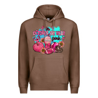 Chestnut in october we wear pink american football Premium Hoodie - AdoDesignShop