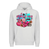 Dove Grey in october we wear pink american football Premium Hoodie - AdoDesignShop