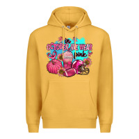 Mustard in october we wear pink american football Premium Hoodie - AdoDesignShop
