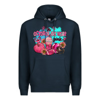 Navy in october we wear pink american football Premium Hoodie - AdoDesignShop
