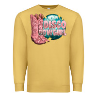 Antique Gold western disco cowgirl Premium Sweatshirt - texasbilliewilder