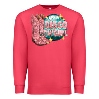 Cardinal western disco cowgirl Premium Sweatshirt - texasbilliewilder