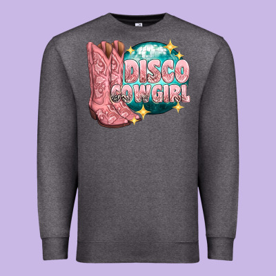Premium Sweatshirt western disco cowgirl