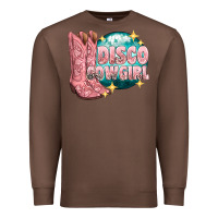 Chestnut western disco cowgirl Premium Sweatshirt - texasbilliewilder