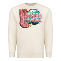 Sandshell western disco cowgirl Premium Sweatshirt - texasbilliewilder