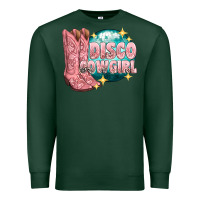 Sports Green western disco cowgirl Premium Sweatshirt - texasbilliewilder