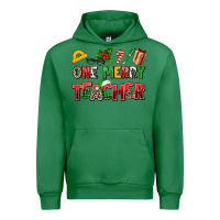 Emerald one merry teacher Urban Hoodie - AdoDesignShop