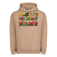 Pigment Burro one merry teacher Urban Hoodie - AdoDesignShop