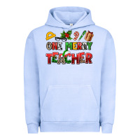 Pigment Grape Ice one merry teacher Urban Hoodie - AdoDesignShop
