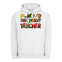 Pigment Lunar Rock one merry teacher Urban Hoodie - AdoDesignShop
