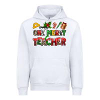 White one merry teacher Urban Hoodie - AdoDesignShop