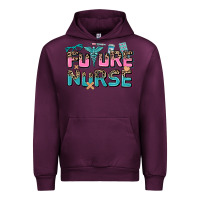 Mauve Wine future nurse Urban Hoodie - AdoDesignShop