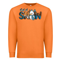 Carrot Let It Snow Snowman Premium Sweatshirt - RanaPortraitStore