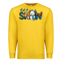 Lemon Let It Snow Snowman Premium Sweatshirt - RanaPortraitStore