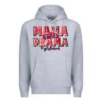 Heather Grey mama of drama girl mom Premium Hoodie - JahusDesignShop