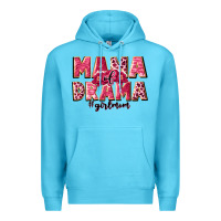 Ocean Blue mama of drama girl mom Premium Hoodie - JahusDesignShop