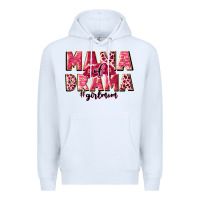 White mama of drama girl mom Premium Hoodie - JahusDesignShop