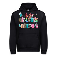 Black dialysis nurse Urban Hoodie - AdoDesignShop