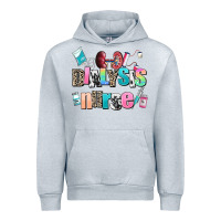 Heather Grey dialysis nurse Urban Hoodie - AdoDesignShop