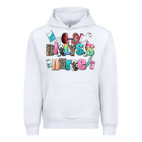 White dialysis nurse Urban Hoodie - AdoDesignShop