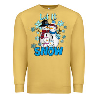 Antique Gold Let It Snow Premium Sweatshirt - RanaPortraitStore