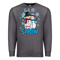 Charcoal Heather Let It Snow Premium Sweatshirt - RanaPortraitStore
