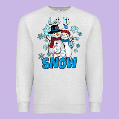 Premium Sweatshirt Let It Snow